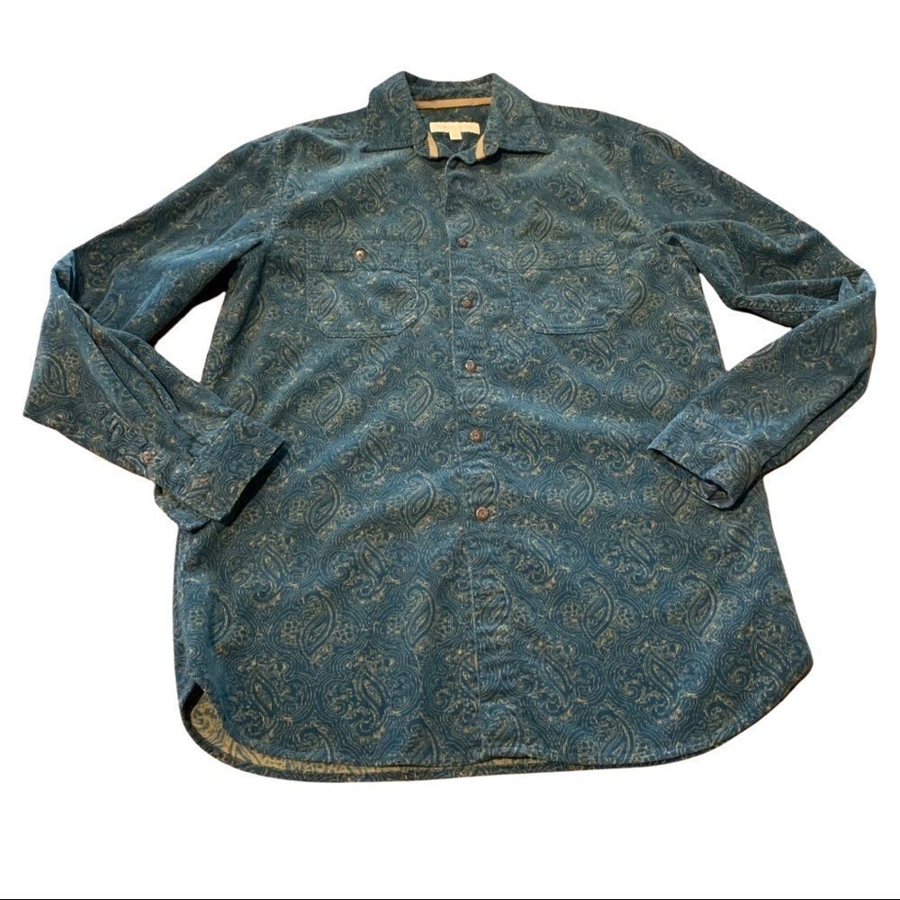 Territory Ahead Men’s Paisley Corduroy Button Up Shirt M/T